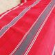 Vintage vermilion Basque tablecloth 180X130