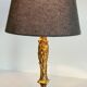 Chic bronze lamp with vintage gold patina