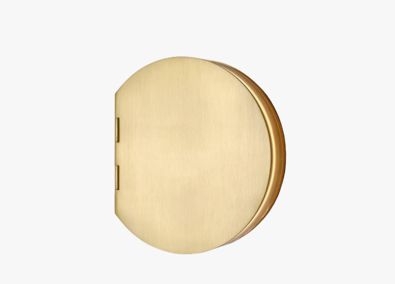 Powder compact appliques