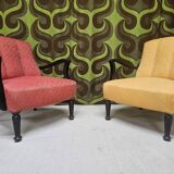 "Art Deco armchair pair 1930"