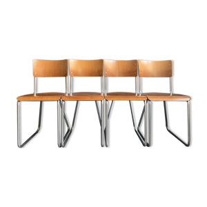 Lot de 4 chaises inspiration - bauhaus