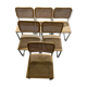 6 chaises B32 Marcel Breuer