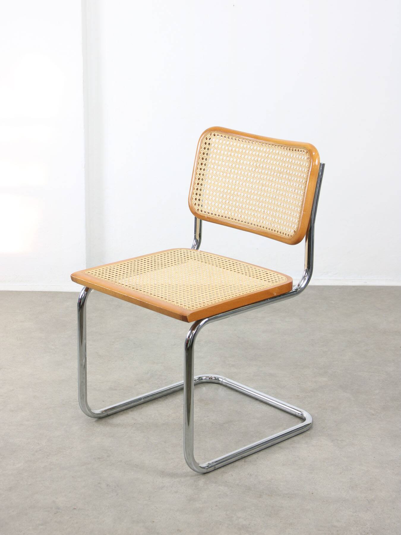 Ensemble de 2 chaises vintage B32 Cesca par Marcel Breuer, années 80.