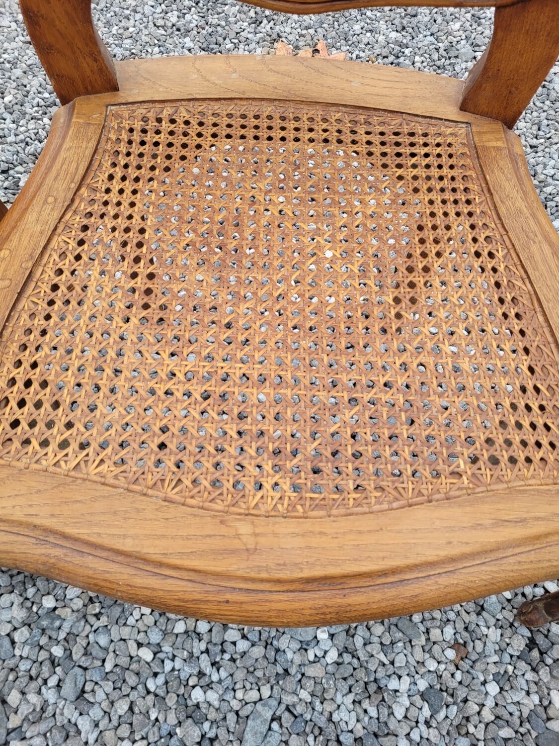 4 Louis XV style chairs cannée