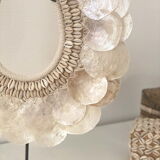 Papou necklace in shells and mother-of-pearl
