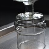 10 vintage stemmed wine glasses