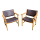 2 Hans Wegner armchairs - Denmark 1960s