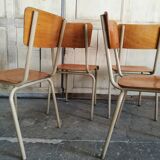 Set of 4 school chairs, school