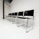 Set of 6 stacking chairs by David Rowland for HOWE, 1968
