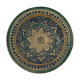 Plat en céramique glaçure crème Tunisie diamètre 23 cm xvii ou xviiie