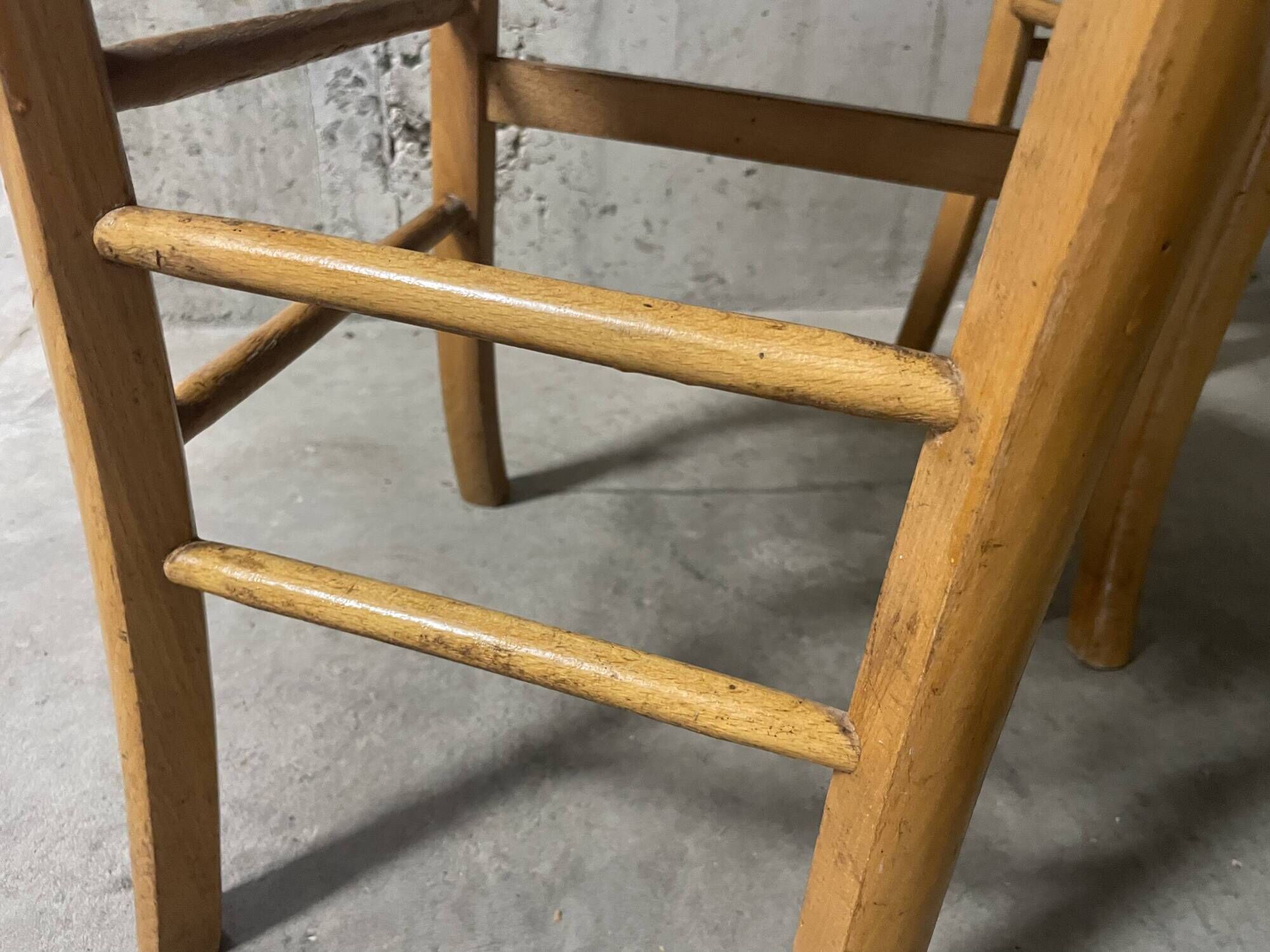 Pair of 1960s bistro chairs