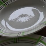 6 Ceranord St Amand deep plates with checks