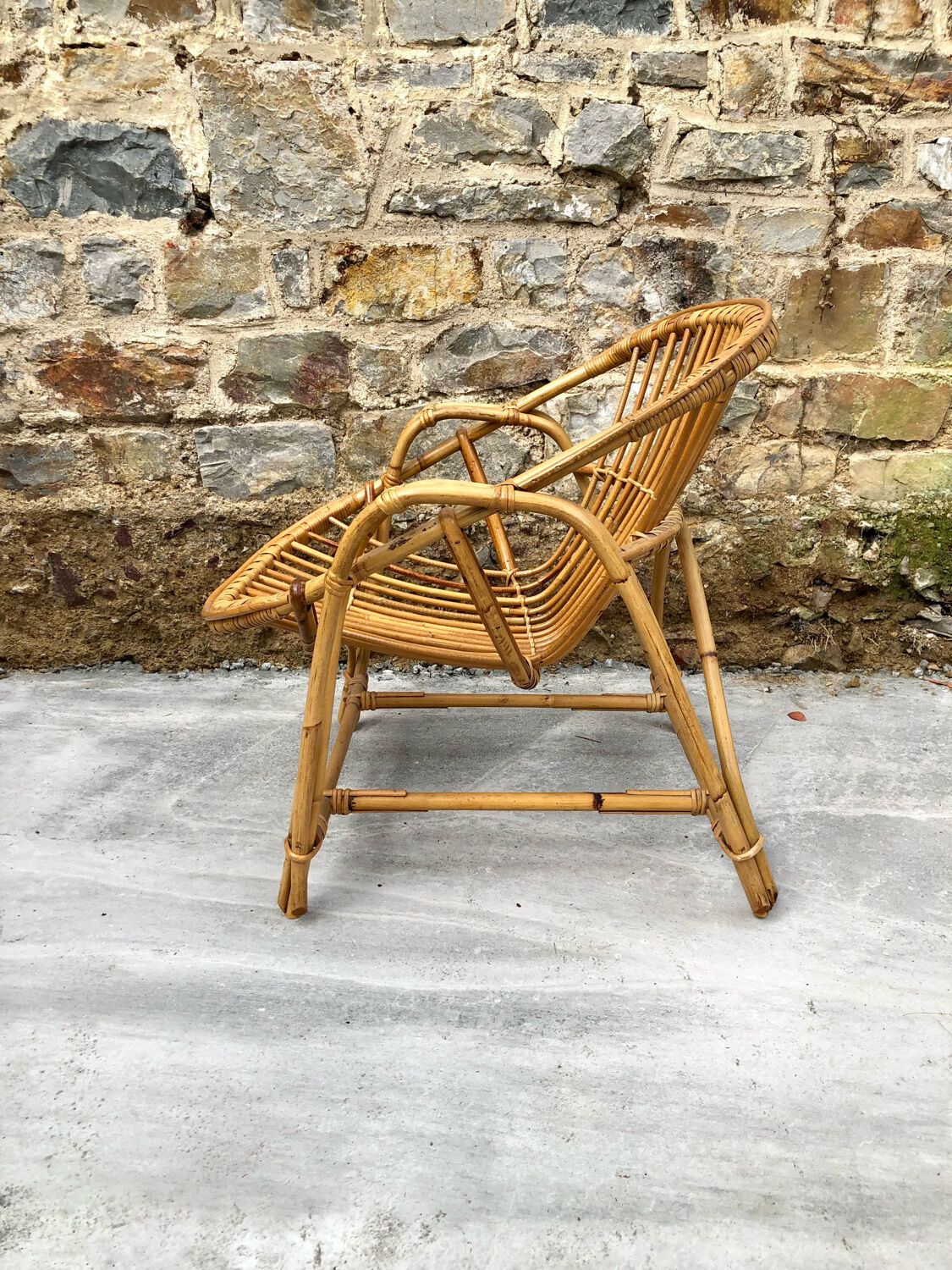 Fauteuil rotin adulte