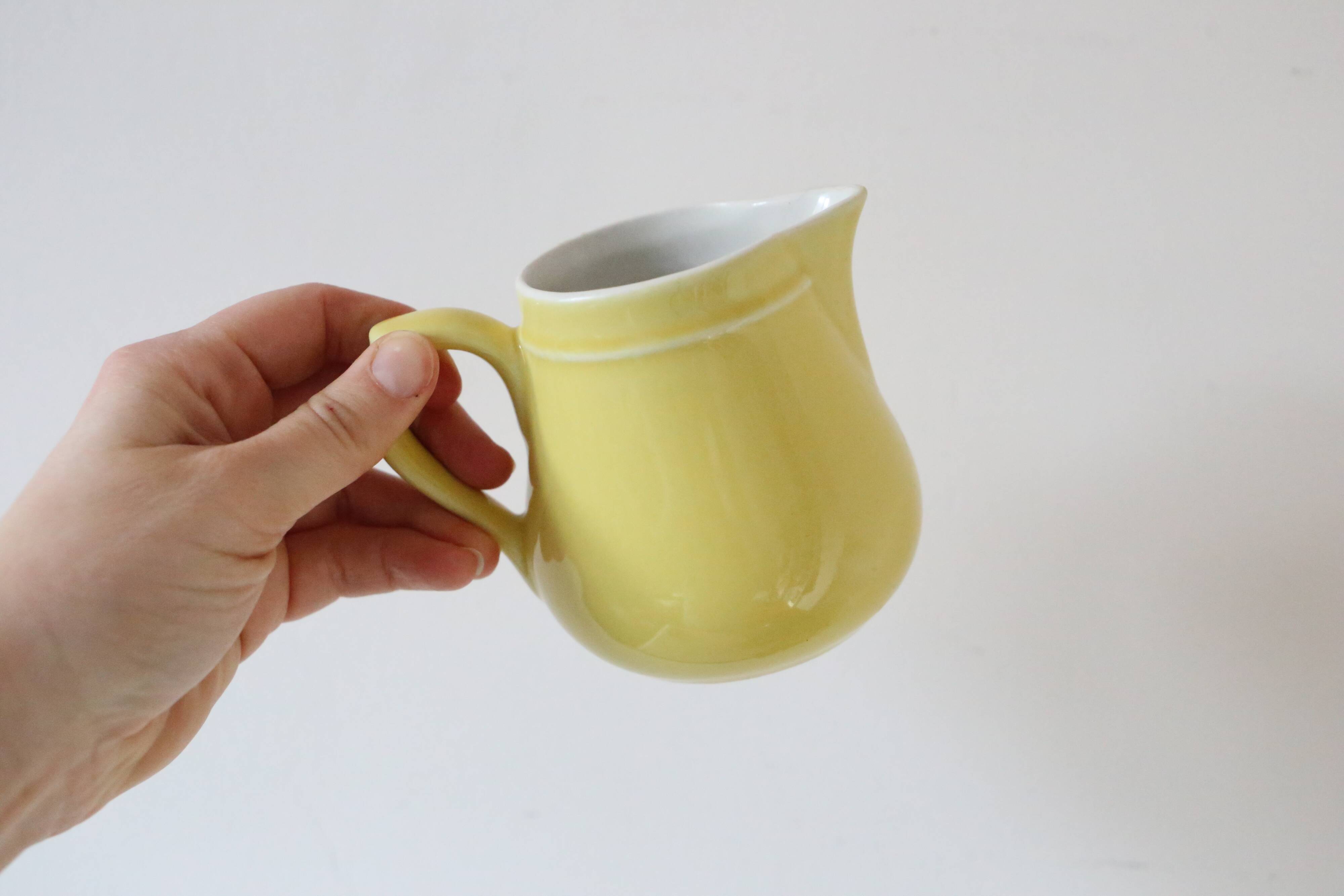 Ceramic creamer, vintage, France, 1950