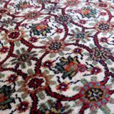 Vintage Indian Mahal handmade carpet 78cm x 125cm 1970s