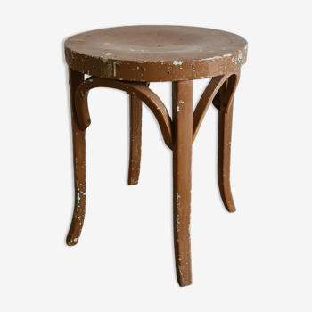 Wooden bistro-type stool