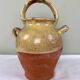 Glazed terracotta jug