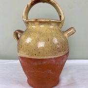 Glazed terracotta jug