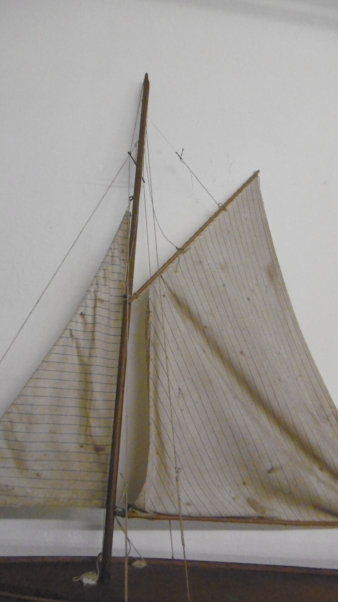 Pool sailboat, model of old boat