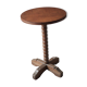 Table d'appoint, guéridon en bois, pied perlé
