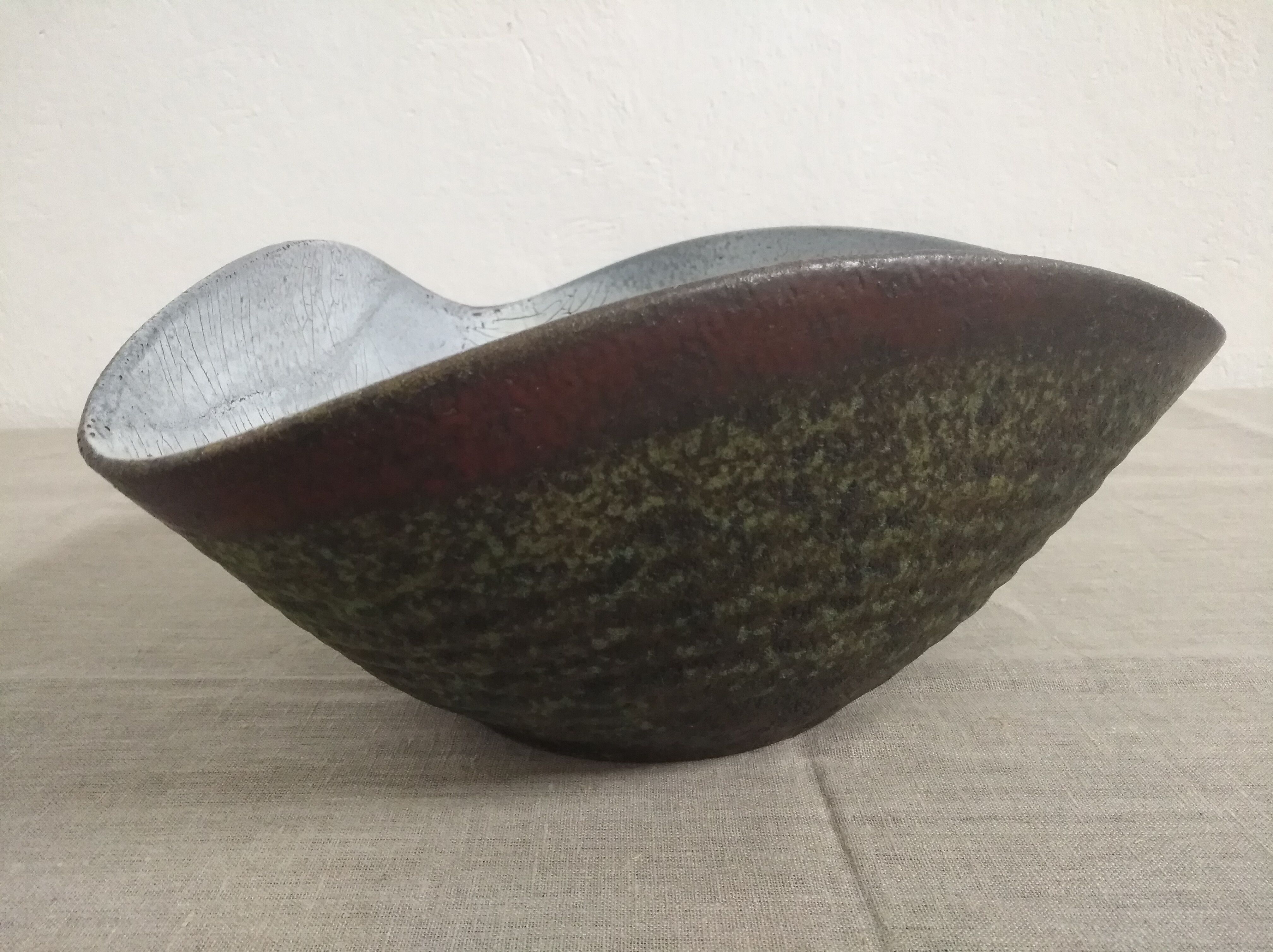 Ceramic salad bowl from the 60s and 70s