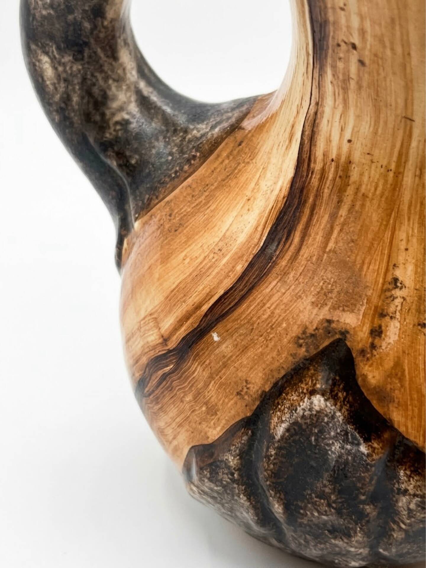 Sculptural pitcher in ceramic 1950-1960, signed Cérart