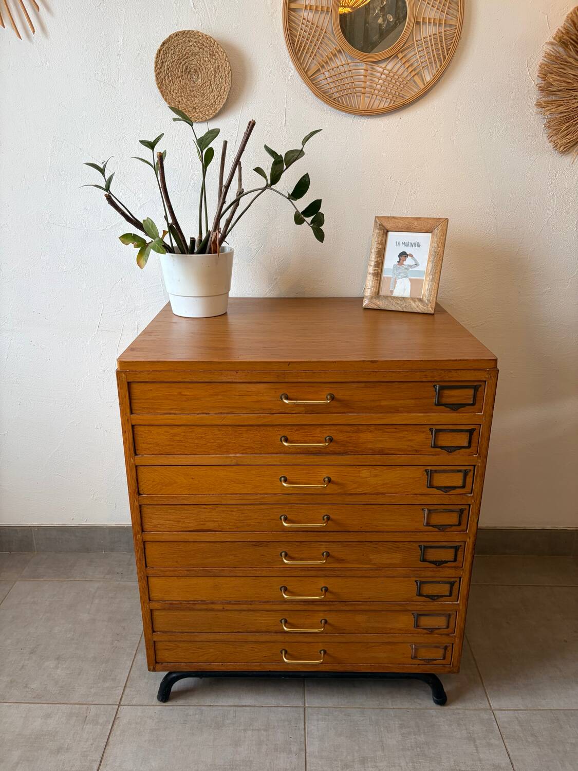 Meuble de métier d’architecte vintage