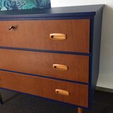 Chest of drawers teak of the 1960s