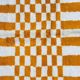 Orange Berber rug made of pure wool, handmade, 150/250 cm.