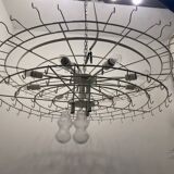 Extra Large Murano Glass Bubble Chandelier / Flushmount, Italy, 1980s