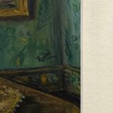 Watercolour on paper still life bouquet of flowers 20th century by Rivoto