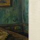 Aquarelle sur papier nature morte bouquet de fleurs XXe par Rivoto