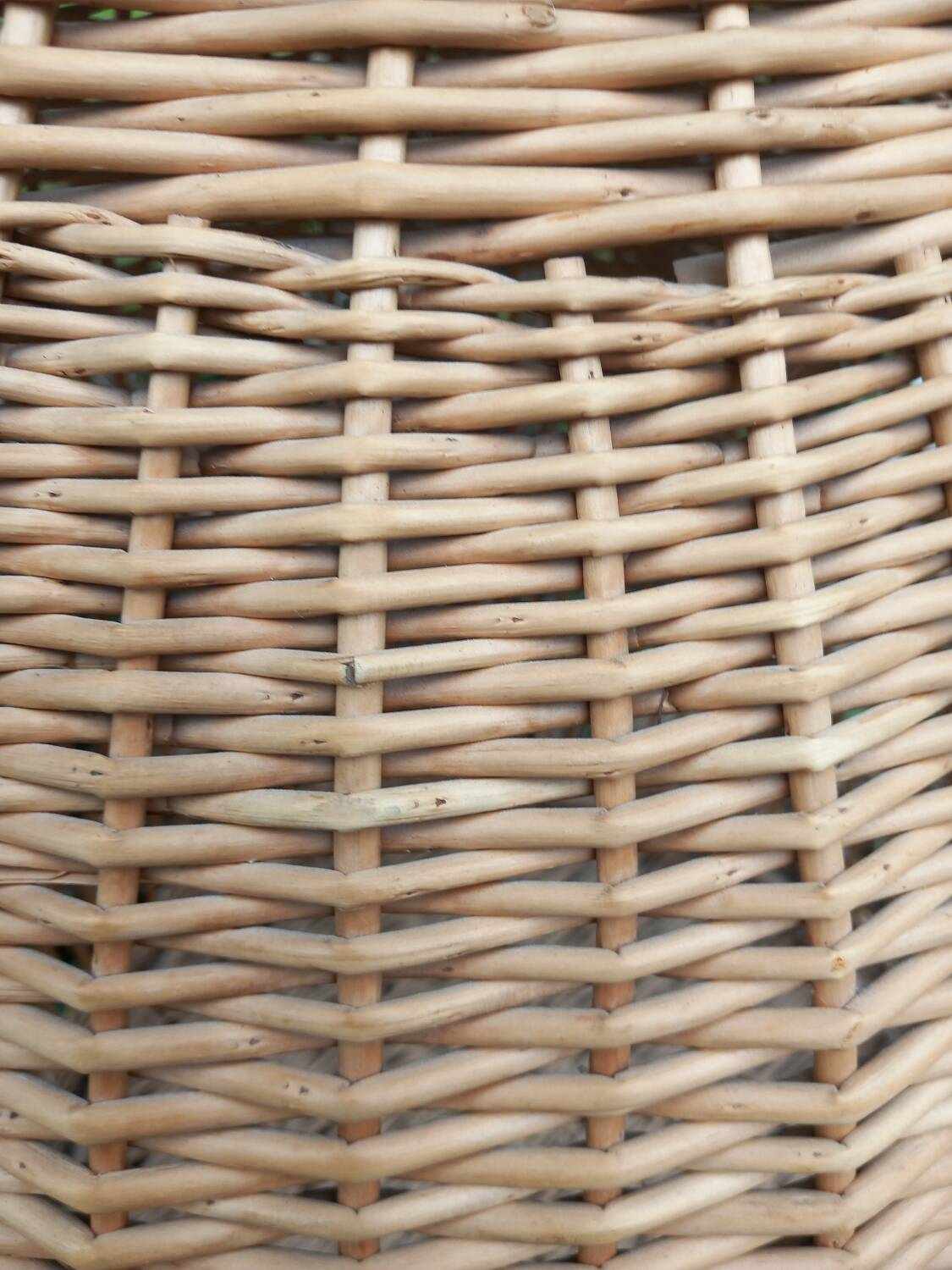 Antique rattan parrot cage 85 cm high