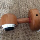 Wooden wall lamp