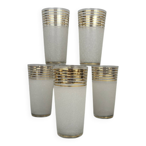 6 verres a eau / orangeade - verre