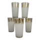 6 verres a eau / orangeade verre givré