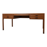 Mid Century Teak Desk by Ejner Larsen & Aksel Bender Madsen for Willy Beck, Denmark, 1950s