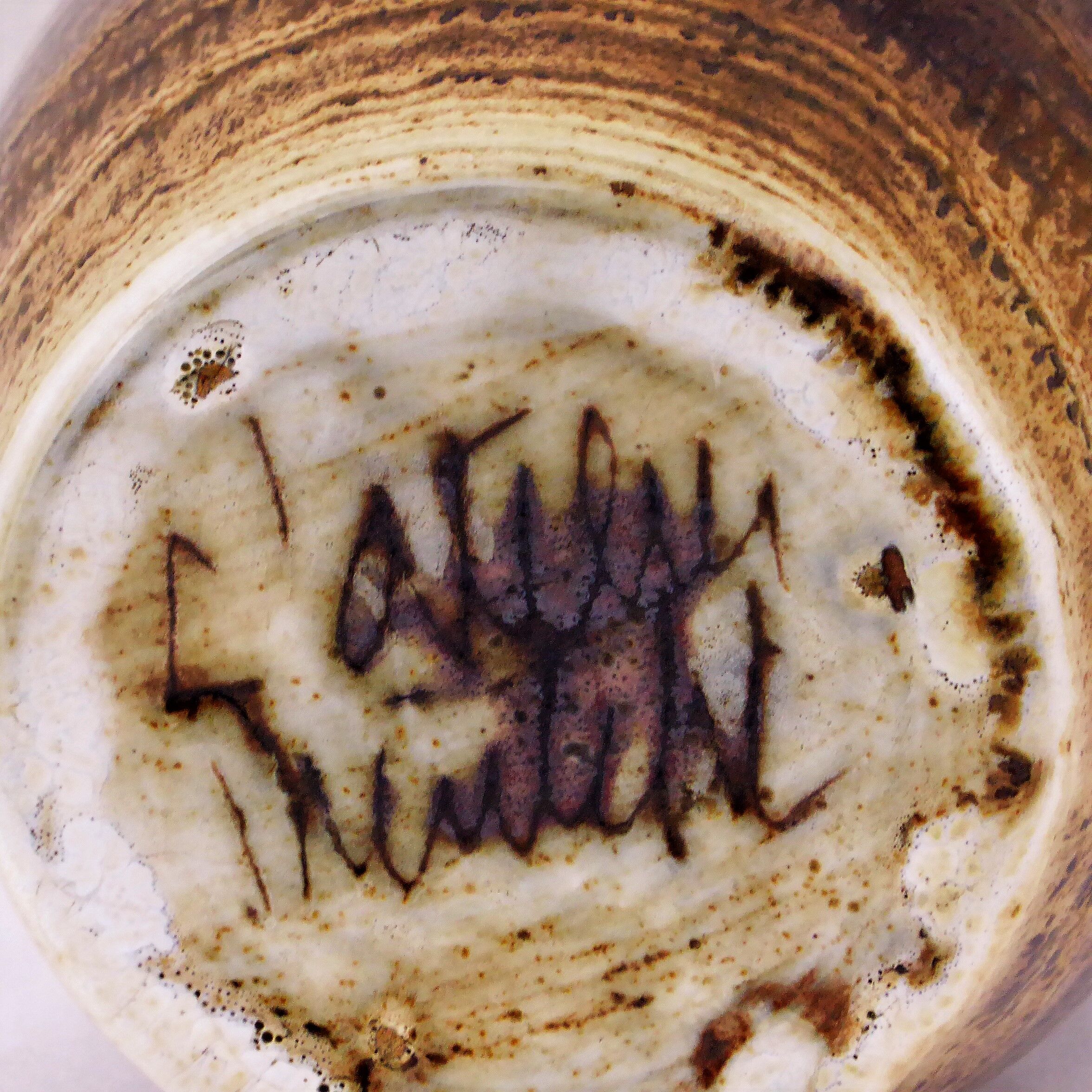 Pouchain Dieulefit ceramic vase 1960