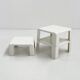 Tables d'appoint "Quattro Gatti" par Mario Bellini pour C&B Italia, 1970