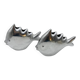 Pair of “Fish” vases / Cast aluminum – 1980s