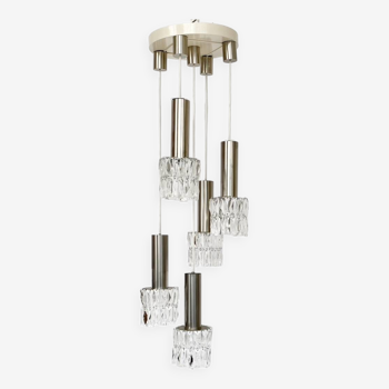 Vintage 70s waterfall chandelier