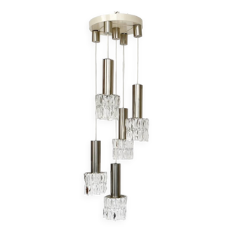 Vintage 70s waterfall chandelier