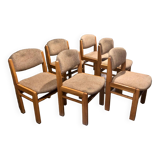 Series 6 elm chairs Maison Regain