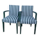 Paire de fauteuils bridge