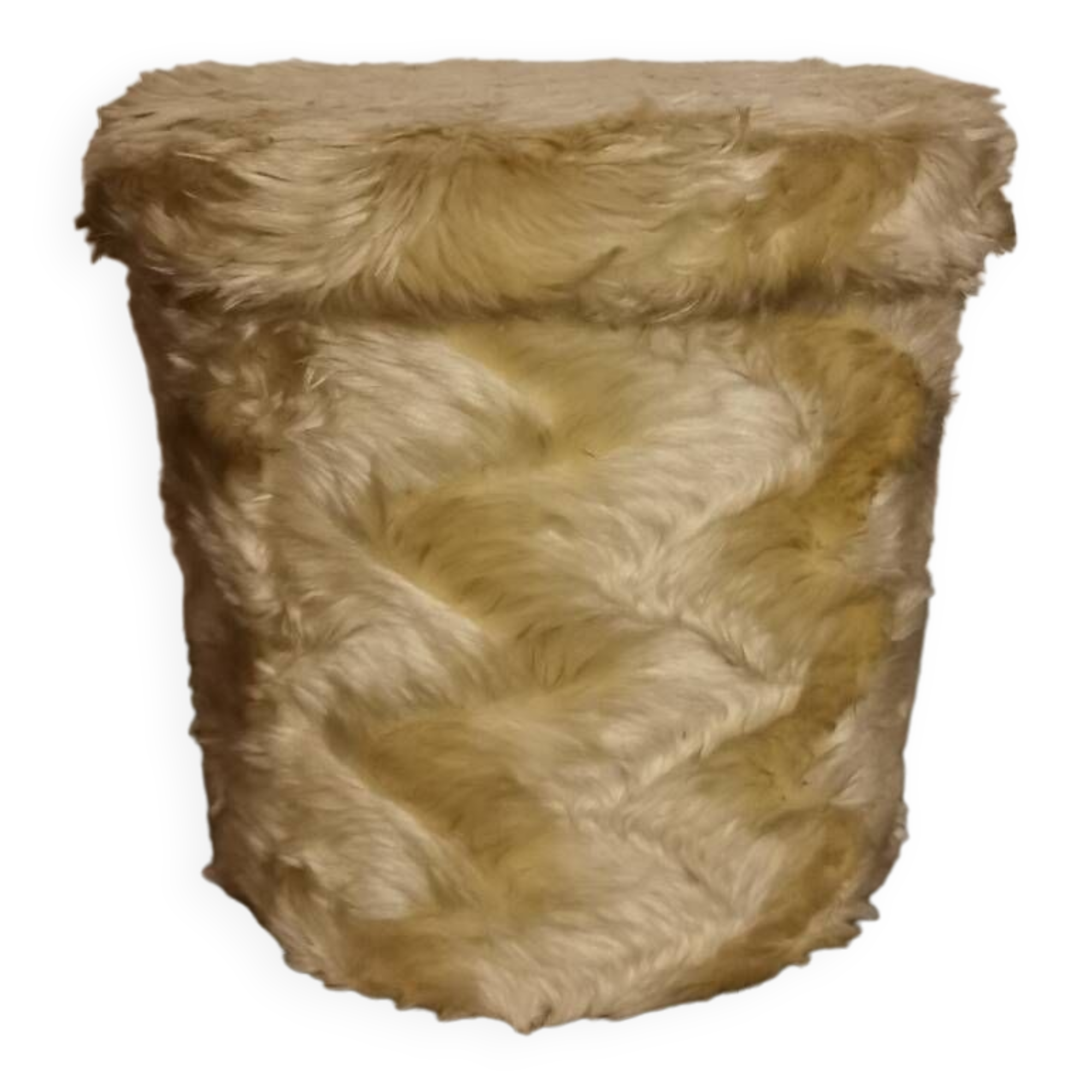 Vintage pouf in toupee