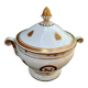 Soupière porcelaine Empire époque Napoléon Ier décor d'abeille dorée