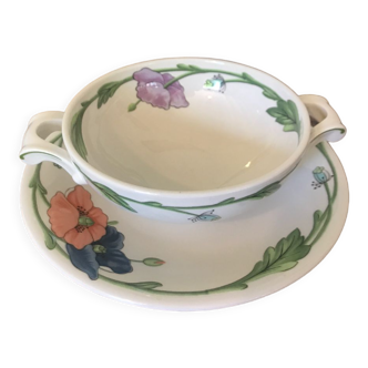 Villeroy and Boch soup cup and saucer