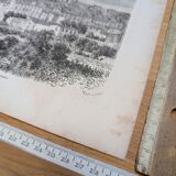 Le Puy-en-Velay, Haute-Loire. Printed illustration from 1866.