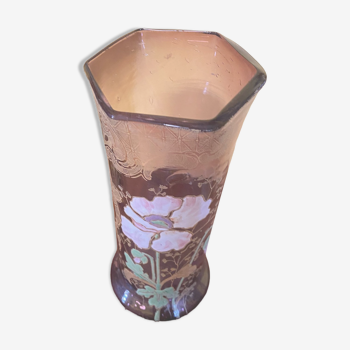 Vase en verre 1900