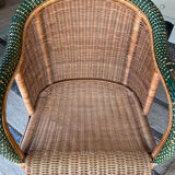 Bamboo and rattan lounge